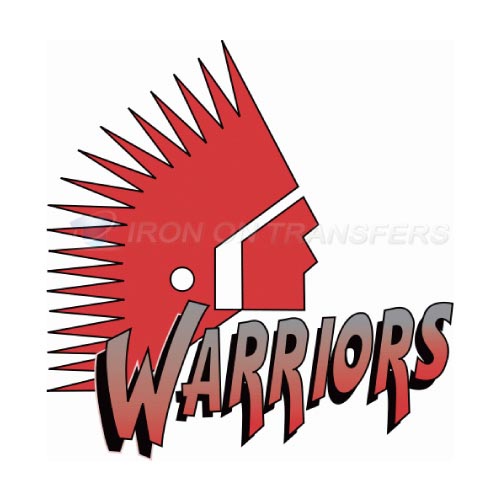 Moose Jaw Warriors Iron-on Stickers (Heat Transfers)NO.7523